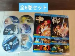 スター・ウォーズ　STAR WARS　Ⅰ〜Ⅵ　レンタル落ち　Blu-ray　６巻