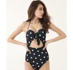 rienda 水玉 ドットワンピース 水着のサムネイル