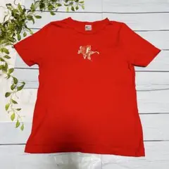 新品　pao de lo 金魚プリント 半袖Tシャツ レッドのサムネイル