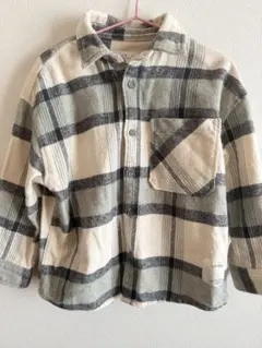 ZARA チェック柄 長袖シャツ 6y 116cm