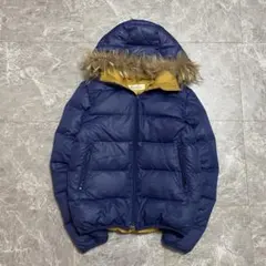 00s archive 短丈 ファー ダウンジャケット y2k 平成 グランジ