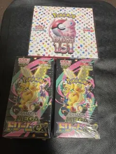 ポケモンカード 151 1BOX & シャイニートレジャー1box シュリンク付