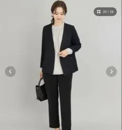 新品　ツイードVネックロングジャケット アーバンリサーチ ドアーズ DOORSのサムネイル