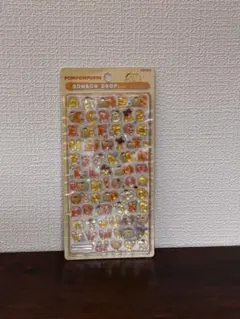 폼폼푸린 ボンボンドロップシール もじ