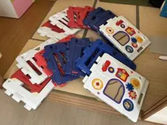 日本育児 ミュージカルキッズランドDX ベビーサークル 14枚(7枚×2セット)