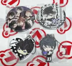DIABOLIK LOVERS 無神ルキ 缶バッジ ラバーストラップ ディアラバ