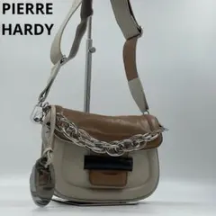 未使用級✨　PIERRE HARDY 　ショルダーバッグ　　レザー　ブラウンのサムネイル