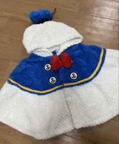 ドナルドダック　ポンチョ　100cm
