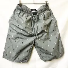 ポロ　ラルフローレン　グレー　ハーフパンツ　ポニー総柄　Ｌサイズのサムネイル