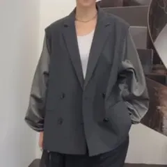 リムアーク Combination w-breasted JK／C.GRYのサムネイル