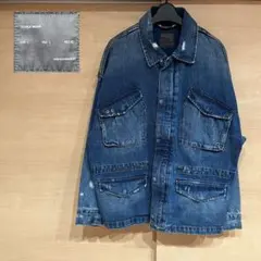ZARA MAN ザラ カバーオール デニム ダメージ加工