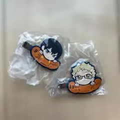 ハイキュー‼︎キャラばんちょうこう ヘアクリップ 影山 月島