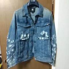 G-RAW ダメージ加工 デニムジャケット Mサイズ