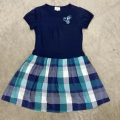 組曲　ワンピース　150 160 ネイビー　紺色　お出かけ　清楚