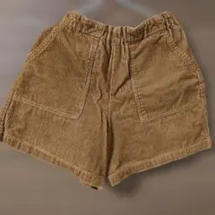 【130】コーデュロイ ショートパンツ
