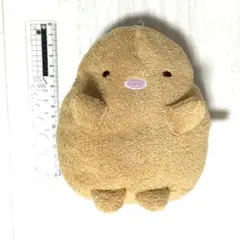 すみっコぐらし　ぬいぐるみ　がま口　ポーチ　とんかつ　平成　レトロ