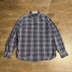 古着　nautica BD Check Shirt Lサイズ