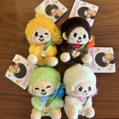 【新品】モンチッチ フラワーマスコット コンプセット