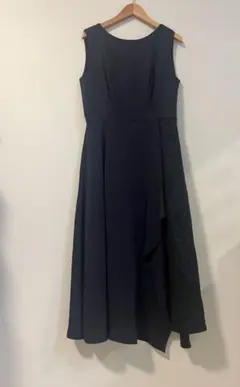 Aimer日本製ノースリーブ ネイビー ワンピース