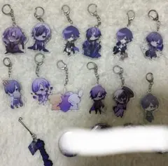 ゆきむら。 アクリルキーホルダー ストラップ 13個