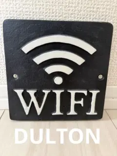 DULTON WIFI アイアンサインプレート