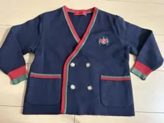 値下げ！ロベルタ 幼稚園 ジャケット 110cmネイビー カーディガン