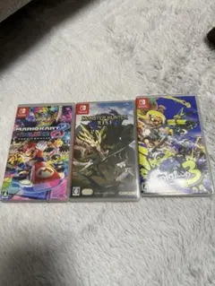 スプラトゥーン3.モンスターハンターRISE.マリオカート　お得セット