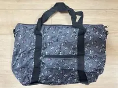 ディズニー♡フィガロ　折り畳み収納ボストンバッグ