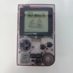 ⭐ GAME BOY pocket クリアパープル 可動品