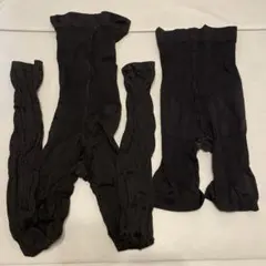 ベルミス スリムガードル グラマラスパッツ 着圧レギンス L-LLサイズ 黒