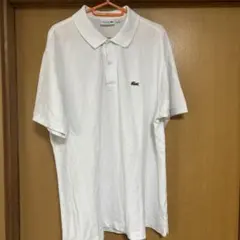 Z*Y様 Lacoste ラコステ ポロシャツ 白 クラシックフィット XL Fのサムネイル