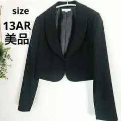 美品 CLOSSHI ブラック フォーマル ジャケット ショート丈　13ARのサムネイル