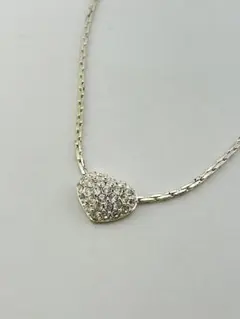SWAROVSKI スワロフスキー ハート ネックレス シルバー