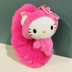サンリオキャラクターズ 平成ふわふわ尻尾マスコット ハローキティ　キティ