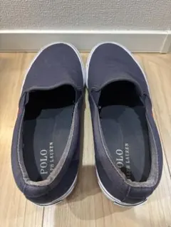 Polo Ralph Lauren ネイビー スリッポンスニーカー