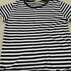 GLOBAL WORK Mサイズ 半袖ストライプTシャツ