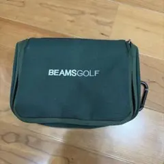 BEAMS GOLF ポーチ グリーン カラビナ付のサムネイル