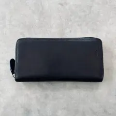 COACH Embossed logo zip around wallet