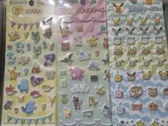 ポケモンプチプチシール3枚セット
