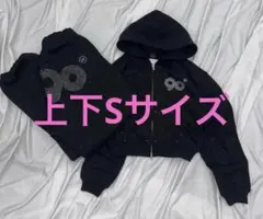 9090girl Glitter Zip Hoodie セットアップ Sサイズ