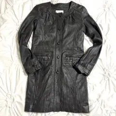 CHELSEAGARB ラムレザー ロングコート 黒 Y2K archive