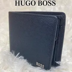 HUGO BOSS 二つ折り財布 ネイビーのサムネイル