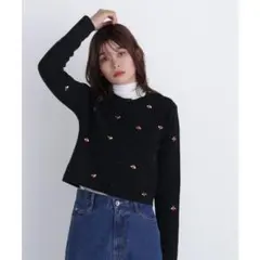 NATURAL BEAUTY BASIC ビジューニットジャケット