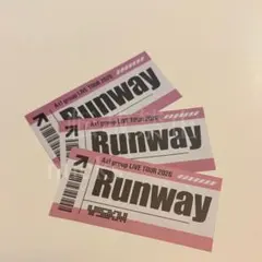 Aぇ! group Runway チケット風パス　落下物　コンサート　非売品