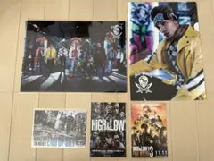 HIGH&LOW クリアファイル、ポストカード
