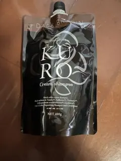 新品未開封 KURO Cream Shampoo ナチュラルブラック 400g - メルカリ