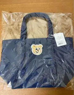 未開封⭐︎フェイラー ラブラリー オールドテディ ワッペンボアトートバッグ LOVERARY BY FEILER オールドテディ ワッペンボアトートバッグ