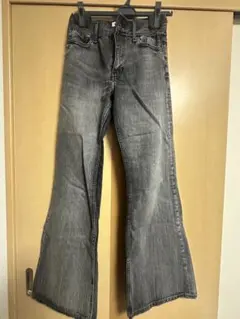 【最終値下げ】ZARA デニム　黒 ストレートデニム