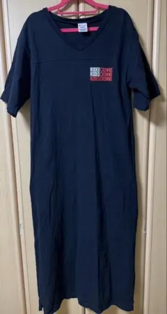 チャンピオン × ロデオクラウンズ コラボ Vネック ロングワンピース M