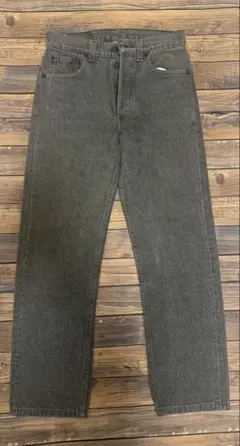 Levi’s 501 USA製 1992年 先染め グリーン W28 L34